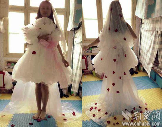 制作婚纱_新娘们决定制作自己的婚纱,看起来非常惊艳(2)
